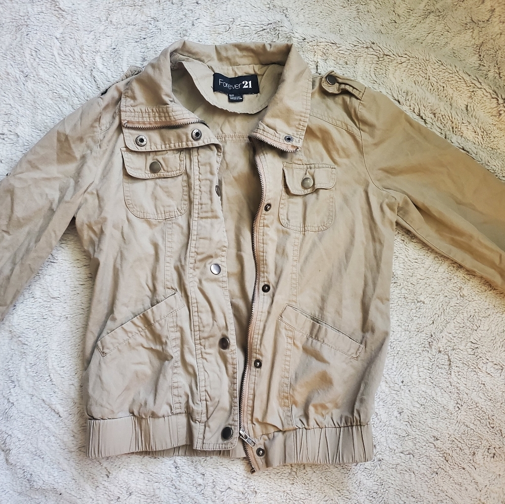 Forever 21 khaki jacket